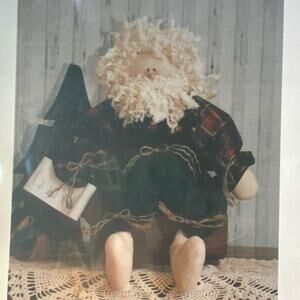 Plain Jane Creations 109 Pattern Ho Ho 16" Doll Uncut Sewing Craft Folk Art